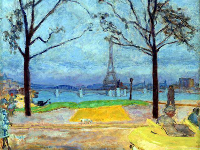 Pierre Bonnard (1867–1947). Il Pont de Grenelle e la Tour Eiffel (The Pont de Grenelle and the Eiffel Tower), ca. 1912. Olio su tela, 54,6x68,6 cm. Virginia Museum of Fine Arts, Collection of Mr. and Mrs. Paul Mellon