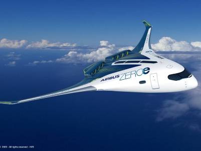 voli aerei a zero emissioni Airbus concept